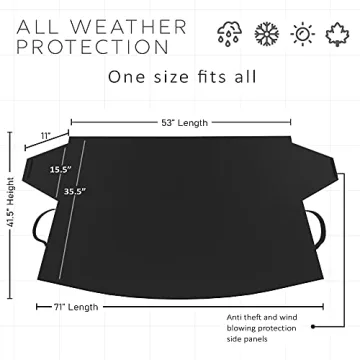 OxGord Windshield Cover for Ice Snow Protection