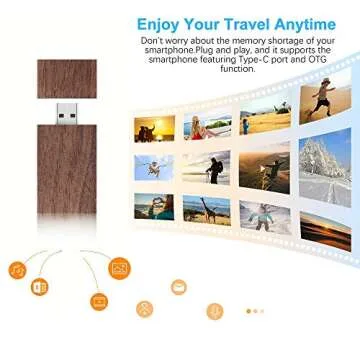 Wood Flash Drives 32GB, EASTBULL USB 2.0 High Speed Walnut Wood USB Thumb Drives Memory Stick Pen Stick for Date Storage(10 Pack-Brown)