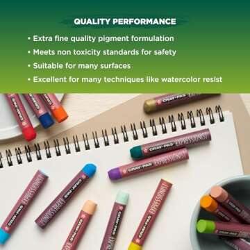 SAKURA Cray-Pas Expressionist Oil Pastel Set - Soft Oil Pastels for Artists - 36 Colors