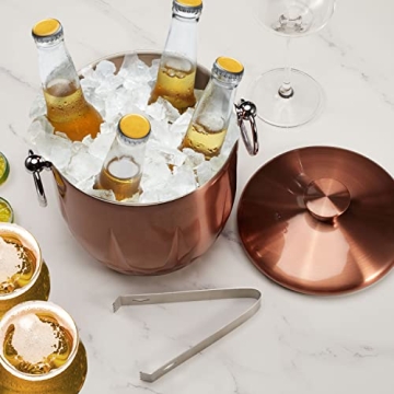 LRYYBTI Insulated Ice Bucket for Parties and Events