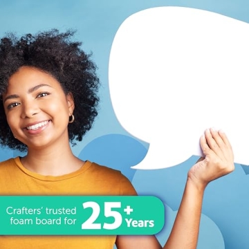 Flipside 20x30 White Foam Board for Arts and Crafts