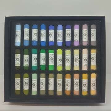 Mungyo MPHM-60P Gallery Artists' Handmade Soft Pastels Portrait Shades - 60 Artists' Quality Crayons Hand Rolled Soft Texture