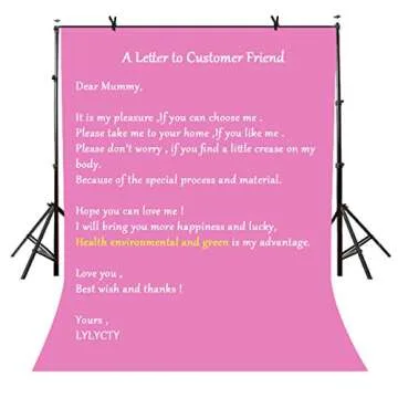 LYLYCTY 5x7ft Photography Studio Non-Woven Backdrop Millennium Pink Backdrop Solid Color Backdrop Simple Background