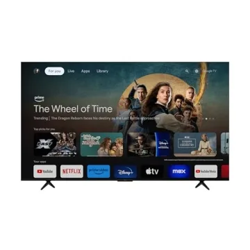 TCL 85-Inch 4K UHD Smart TV with Google Assistant