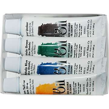Weber wOil Color Set - Autumn, Non-Toxic Oil Paints for Easy Cleanup & Family Fun