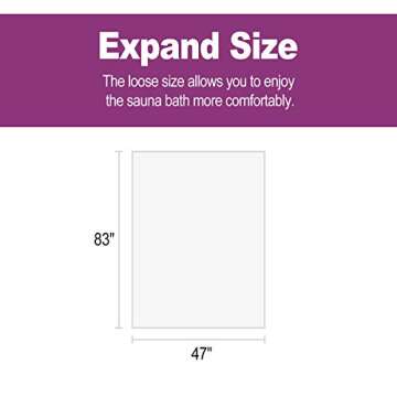SilkFun 50 Piece Disposable Plastic Sheeting for Sauna