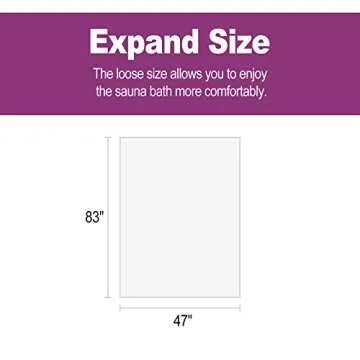 SilkFun 50 Piece Disposable Plastic Sheeting for Sauna
