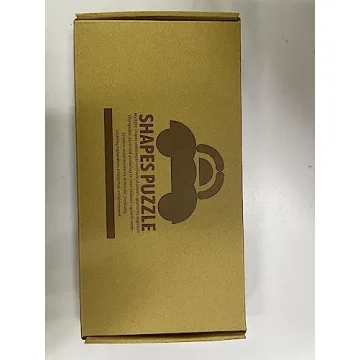 Coogam Wooden Pattern Blocks Set for Creative Preschool Play