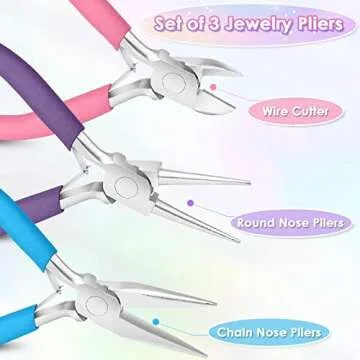 Jewelry Pliers Set for Making and Repairing Crafts