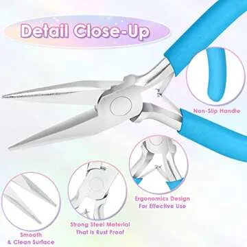 Jewelry Pliers Set for Making and Repairing Crafts