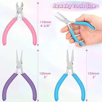 Jewelry Pliers Set for Making and Repairing Crafts