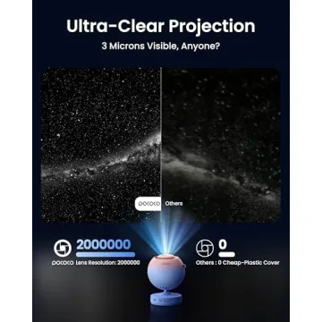 POCOCO Galaxy Star Projector for Bedroom Lights and Relaxation