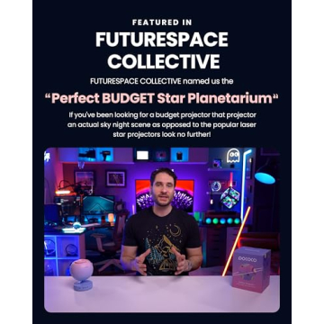 POCOCO Galaxy Star Projector for Bedroom Lights and Relaxation