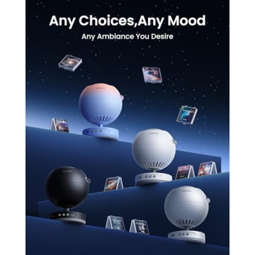 POCOCO Galaxy Star Projector for Bedroom Lights and Relaxation