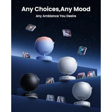 POCOCO Galaxy Star Projector for Bedroom Lights and Relaxation