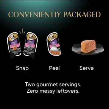 Sheba Perfect Portions Wet Cat Food Pate With Sustainable Salmon and Tender Whitefish & Tuna Entree Variety Pack, 2.6 oz., Twin-Pack Trays (12 Count, 24 Servings) (Pack of 2)