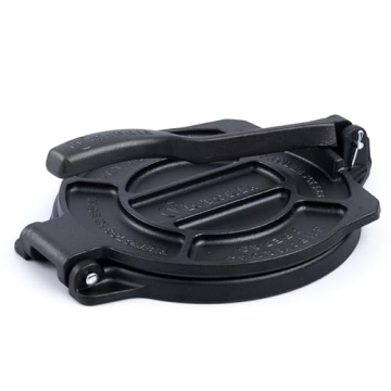 Victoria 8-Inch Cast Iron Tortilla Press - Durable, Non-GMO, Kosher Certified