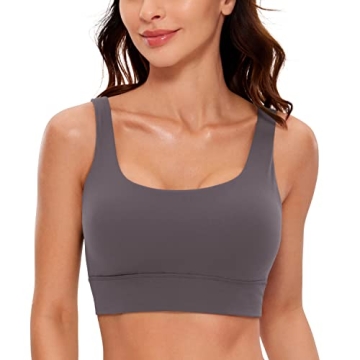 CRZ YOGA Butterluxe Women's U Back Sports Bra - Soft, Supportive Activewear for Yoga