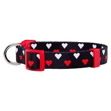 Native Pup Valentine’s Dog Collar- Valentines Day Pet Collars- Valentine Girly Hearts- Pink Red He...