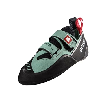 Ocun Striker QC Bouldering Shoe I Rock Climbing Shoe, Green, 10.5
