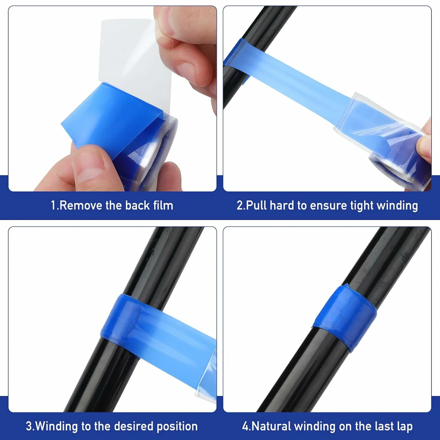 Self Fusing Silicone Tape - 6 Rolls, 30 Feet