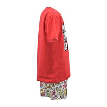 Unique Baby Boys Patriotic Land of Liberty 4th of July Shorts Set (10, USA)