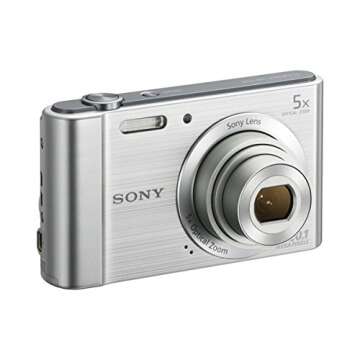 Sony (DSCW800) 20.1 MP Digital Camera (Silver)