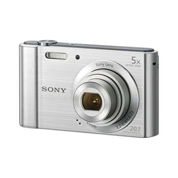 Sony (DSCW800) 20.1 MP Digital Camera (Silver)