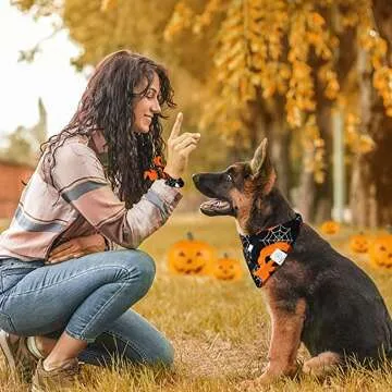 Halloween Bandana and Scrunchie Set for Stylish Looks