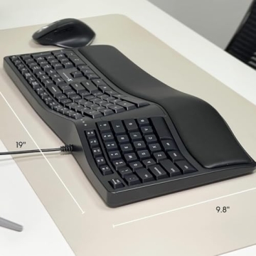 X9 Ergonomic Keyboard - Comfortable & Quiet Wired Design