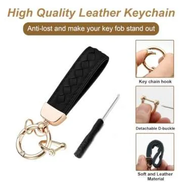 Compatible with Toyota Key Fob Cover with Keychain, for Crown Corolla Cross Grand Highlander Tundra Prius Venza Sequoia Land Cruiser Premium TPU Key Fob Case Remote Smart Car Key Holder（B-Ivory）