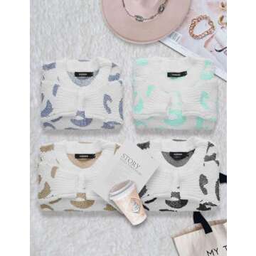 YORGOS Women's Cozy Fleece Leopard Pajama Set Online