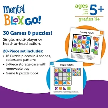 Learning Resources Mental Blox Go Educational Travel Games