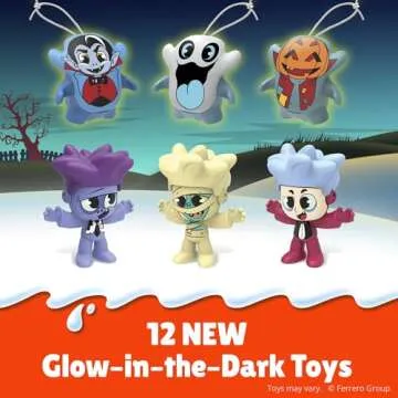 Kinder Joy Eggs, 15 Count, Treat Plus Toy, Halloween Party Fun, Kids Party Favors, Sweet Cream Layers with Cocoa Cream Filled Crispy Wafer Bites, Individually Wrapped, 0.7 oz Each