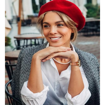 Jullstar Elegant Leather Slim Bands for Apple Watch