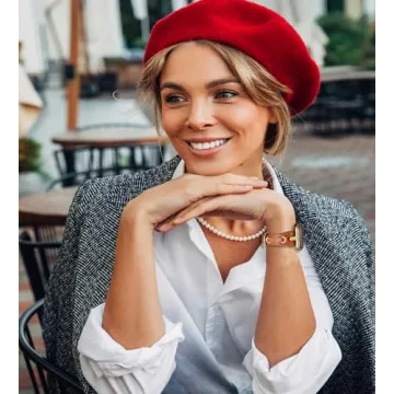 Jullstar Elegant Leather Slim Bands for Apple Watch