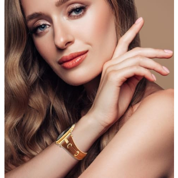 Jullstar Elegant Leather Slim Bands for Apple Watch