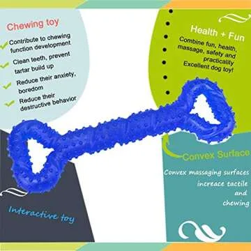 LECHONG Durable 13 Inch Dog Chew Toy for Aggressive Chewers