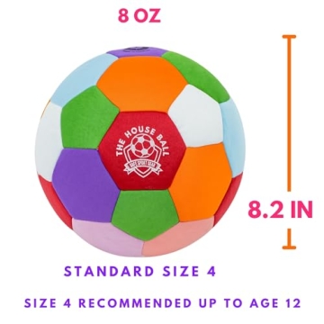 The House Ball Safe Indoor Soccer Ball Age 4-12