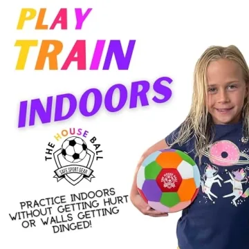 The House Ball Safe Indoor Soccer Ball Age 4-12