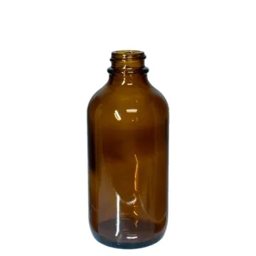 4 oz Amber Glass Bottles with Secure Caps - 24 Pack