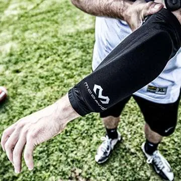 McDavid Rival Forearm Padded Sleeves for Football Protection