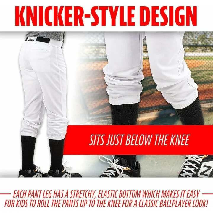 Youth Knicker Baseball & Softball Pants by Franklin