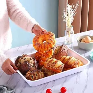 5 Pack Activity Plastic Art Trays, Crafts Organizer Serving Trays for Painting,Beads,Slime and Classroom Home Activities