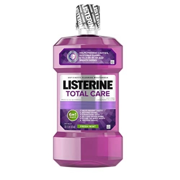Mount Vernon Listerine Total Care Mouth Wash 33.81 Fl Oz, Fresh Mint