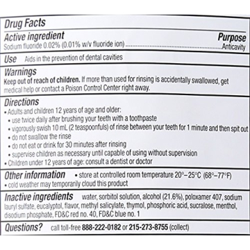 Listerine Total Care Mouth Wash for Optimal Oral Health