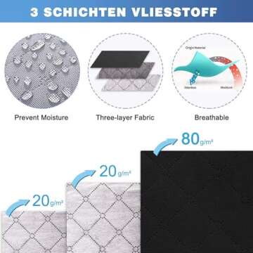 Fixwal 4 Pack Black Underbed Storage Bags with Clear Window and 2 Reinforced Handles Under Bed Storage Containers for Clothing, Bedding, Comforter