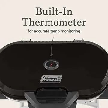 Coleman Gas Grill Portable Propane Grill RoadTrip 285 Standup Grill, Black