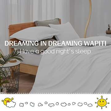 Dreaming Wapiti Queen Duvet Cover Set - Soft Microfiber