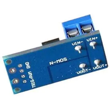 LGDehome 5PCS DC 5V-36V 15A(Max 30A) 400W Dual High-Power MOS Transistor Driving Controller Module FET Trigger Switch Drive Board 0-20KHz PWM Electronic Switch Control Board DC Motor Speed Controller